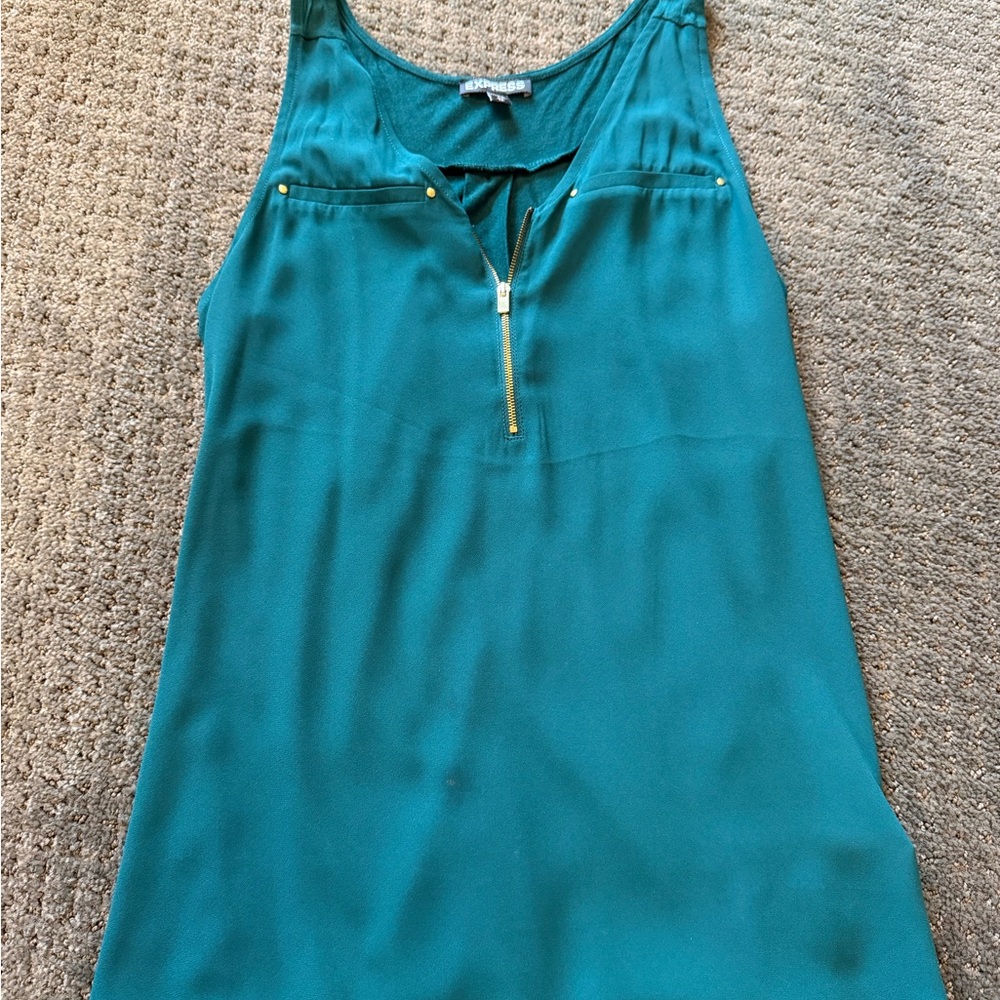 Express Teal Tank Top